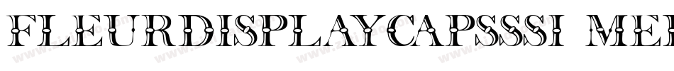 FleurDisplayCapsSSi Medium字体转换